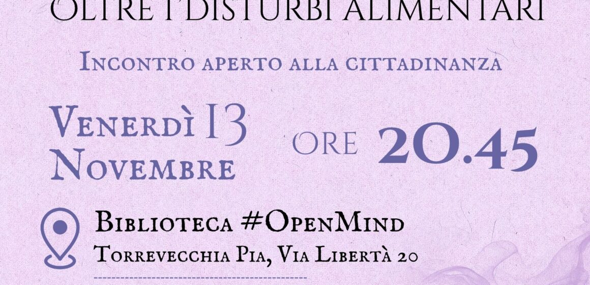 Evento sui disturbi alimentari