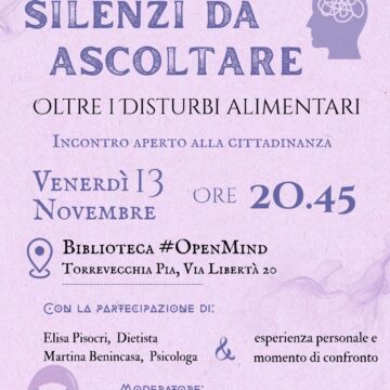 Evento sui disturbi alimentari